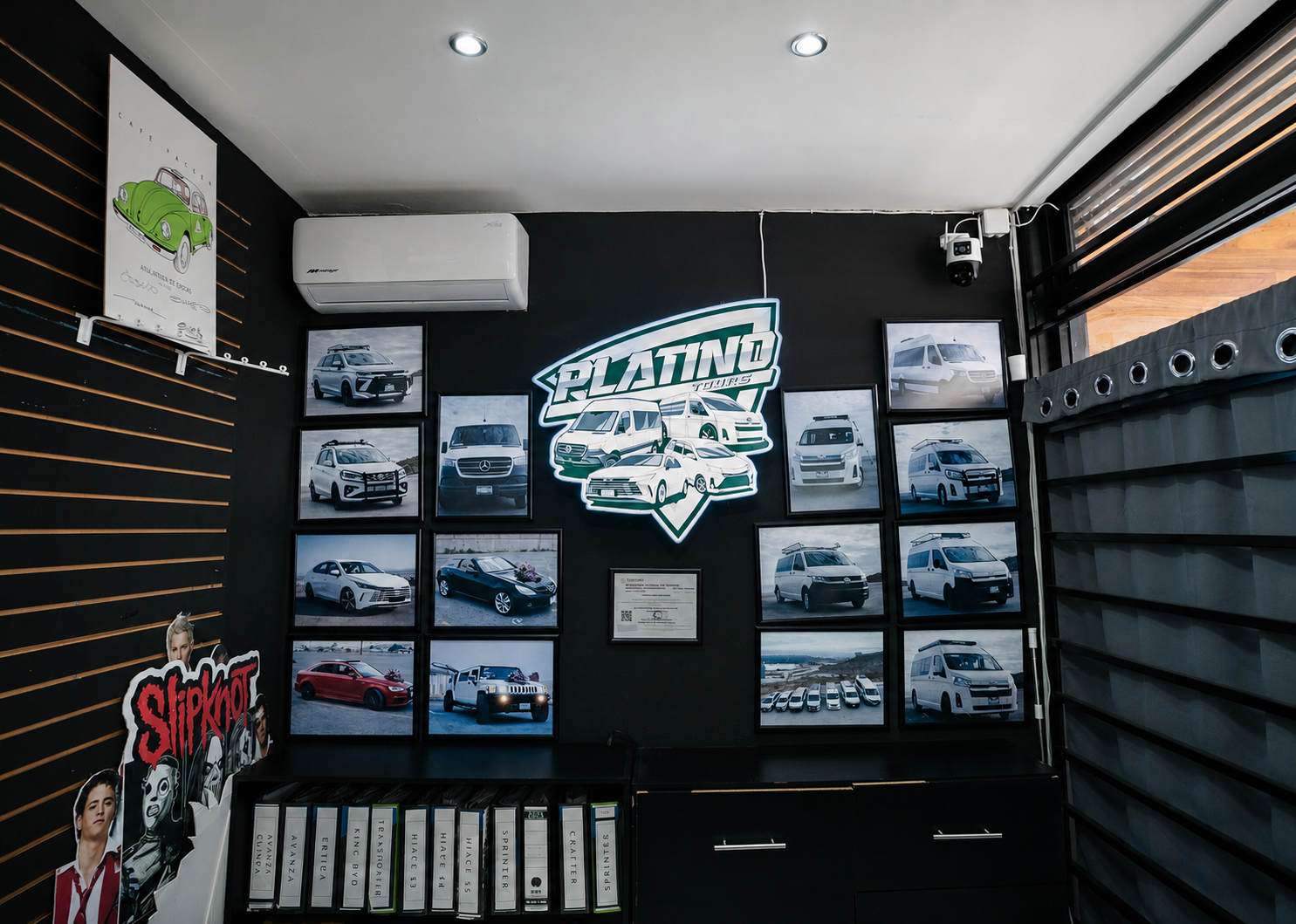 Área interior de atención Platino Tours