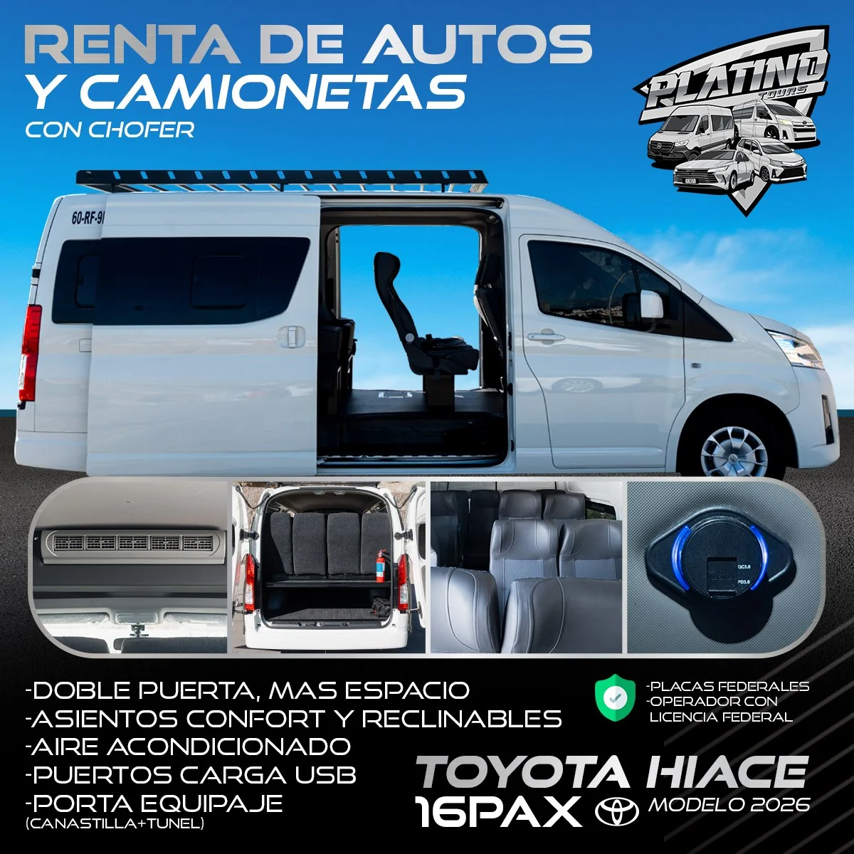 Toyota Hiace 16 pax 2026